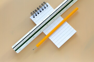 Pencil stationary. Office or school supply. Concept photo.