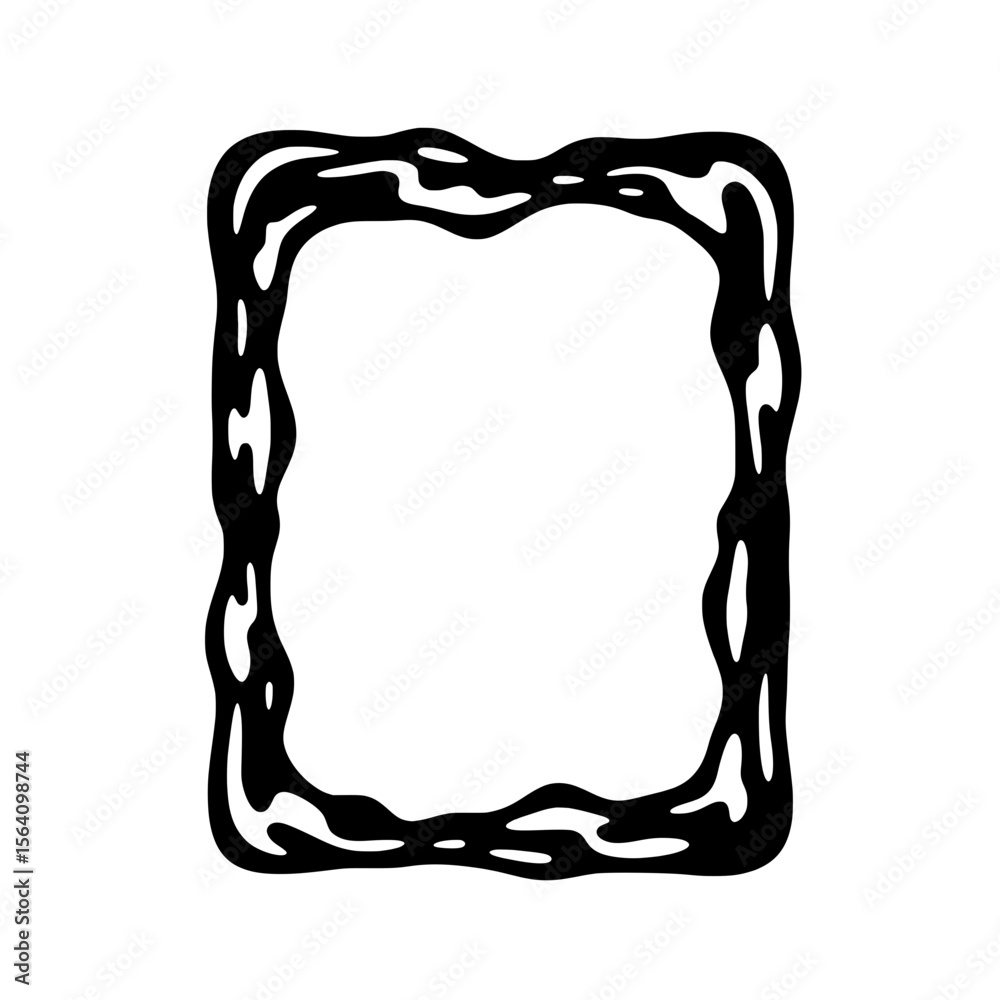 Poster ornate border: a classic ornate black border, isolated and ready for use in any project. a perfect d