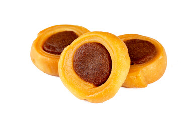 Greek Traditional Delights Syrup Pastries, Roxaki or Roxakia - Turkish name; Karagöz tatlisi or Karagoz tatlisi