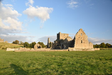 cong abbey village same name straddling sunset