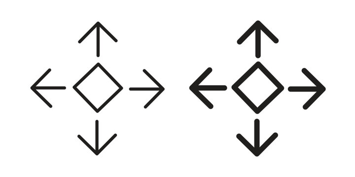 Flexibility icon in Thin linear and flat style. sign and symbol set