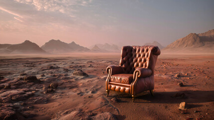 A random chair on Mars an interesting and intriguing image.