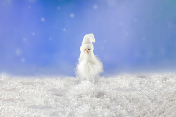 Christmas card on Christmas background. Christmas