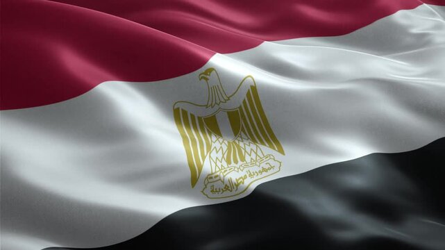 Waving Flag of Egypt