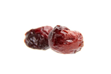 Dried cherries with rich red color and glossy texture, showcasing their natural sweetness and vibrant appearance, perfect for culinary use and healthy snacking options