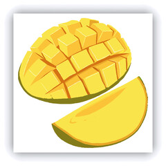 Mango fruits social media post and instagram banner template