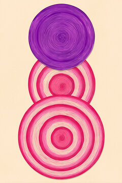 Nested Rin Graphic Stylized Vegetables
