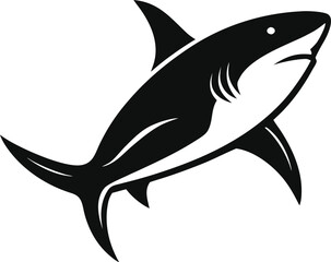 Obraz premium Shark silhouette bundle vector design with editable