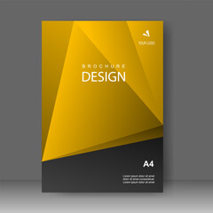 Book cover design modern style. Annual report. Brochure template, catalog. Simple Flyer promotion. magazine. Vector illustration