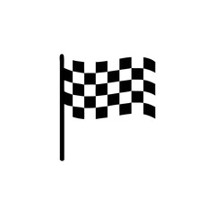 Flaming Race Flag Illustrating Speed, Competition, and the Thrill of Victory