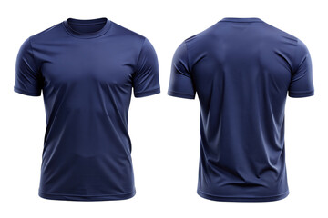 Navy Blue T Shirt with Removed Background
