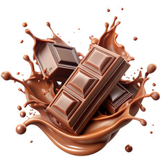 Chocolate Bar with Removed Background