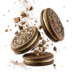 Delicious Oreo Cookies with Removed Background