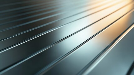 Metallic panels abstract background