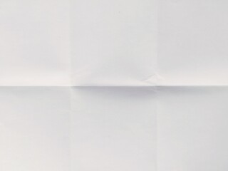Pattern of folded white paper. Blank white paper folded in six fraction background. Ideal for...