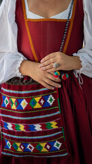 Traditional folklore dress in Croatia