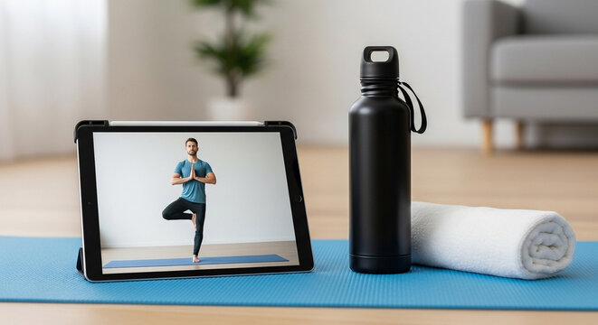Tablet Yoga Session