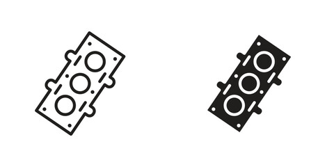 Car gasket icon Design Illustrations. editable web icons