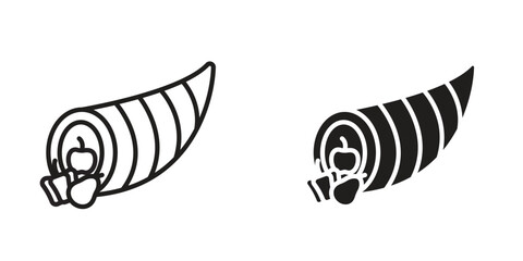 Cornucopia icon Design Illustrations. editable web icons