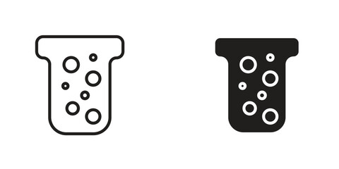 Hard Water icon Design Illustrations. editable web icons
