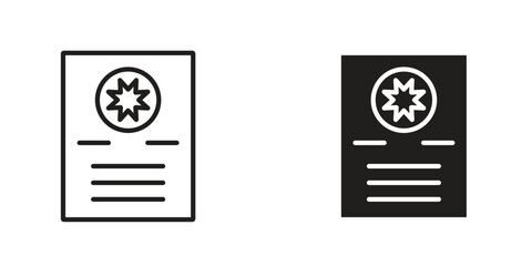 License icon Design Illustrations. editable web icons