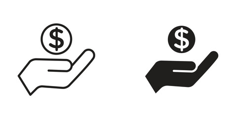 Revenue icon Design Illustrations. editable web icons