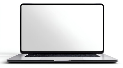 High-resolution laptop mockup with a transparent background and empty display, ready for your creative projects Stock Illustration