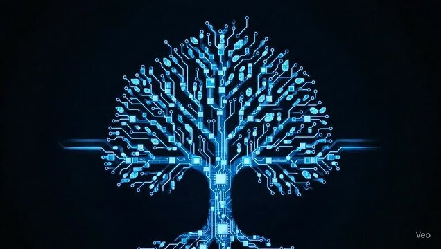 Blue Technology Tree