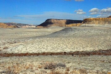 Arizona, USA- A Panorama of Distant Mountains in the Desert