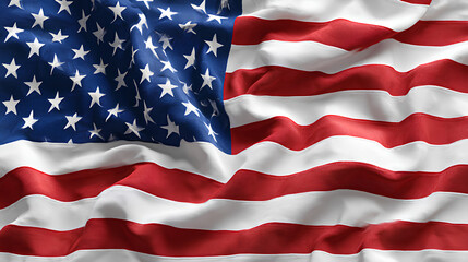 USA flag banner, United States background, US flag border