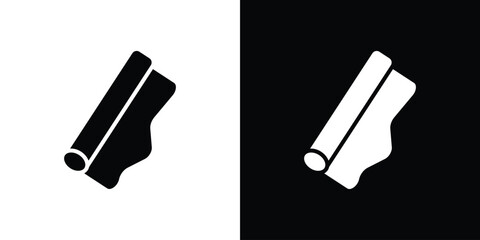 Aluminum foil icon Vector Logo Template for graphic and web design.