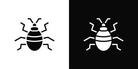 Bedbug icon Vector Logo Template for graphic and web design.