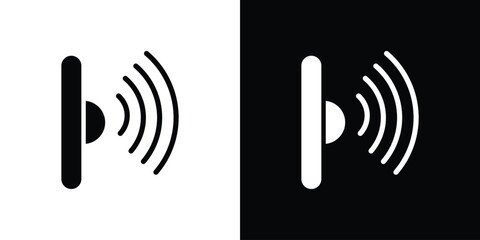 Infrared icon Vector Logo Template for graphic and web design.