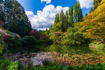 Butchart Gardens in Brentwood Bay on Vancouver Island, Canada