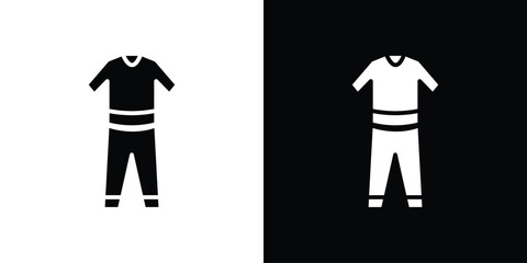 Pijama icon Vector Logo Template for graphic and web design.