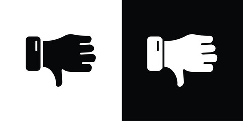 Thumb down icon Vector Logo Template for graphic and web design.