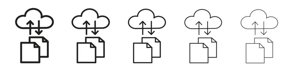 File sharing icon for your web site design, logo, app, UI.