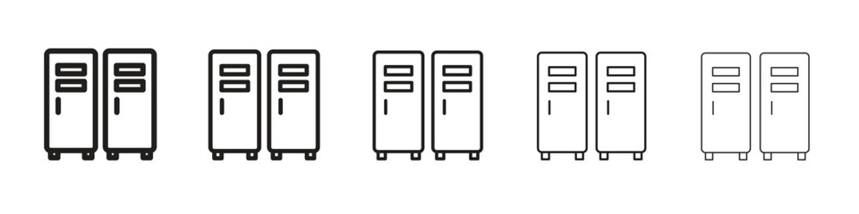 Locker icon for your web site design, logo, app, UI.
