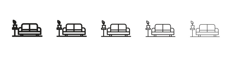 Lounge icon for your web site design, logo, app, UI.