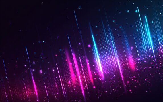 Night dance party music poster flyer layout design template background with neon light and dynamic style. Colorful electro style vector for concert disco, club party, event invitation, cover festival