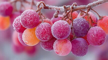 Enchanting Winter Vineyard: Growing Icewine Grapes in Snowy Conditions