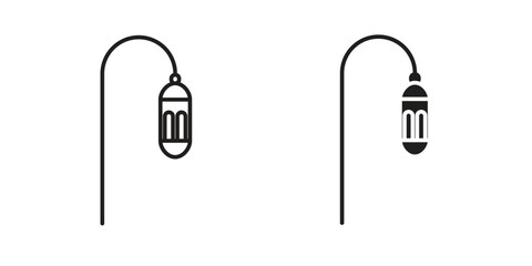 Arabic Lamp icon. Vector Illustration. Isolated vector Illustration. EPS Illustration.