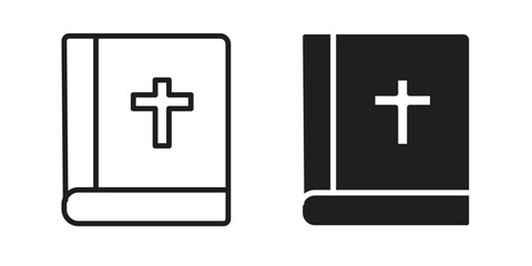 Bible icon. Vector Illustration. Isolated vector Illustration. EPS Illustration.