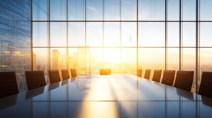 Conference Room at Sunset