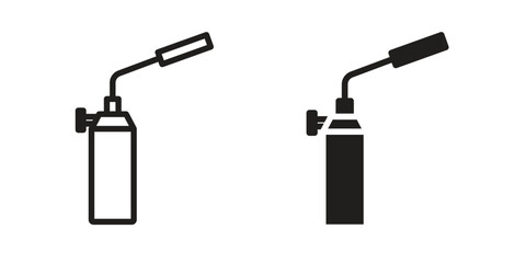 Blowtorch icon. Vector Illustration. Isolated vector Illustration. EPS Illustration.