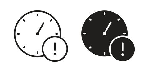 Deadline icon. Vector Illustration. Isolated vector Illustration. EPS Illustration.