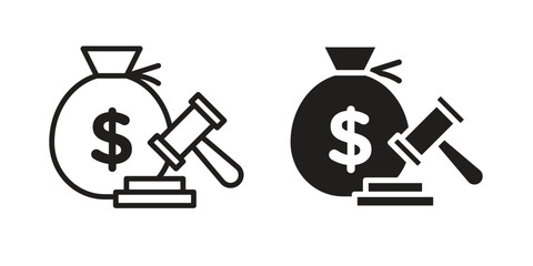 Inheritance law icon. Vector Illustration. Isolated vector Illustration. EPS Illustration.