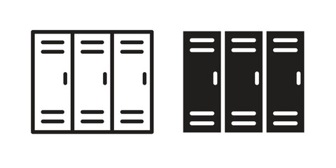 Locker icon. Vector Illustration. Isolated vector Illustration. EPS Illustration.
