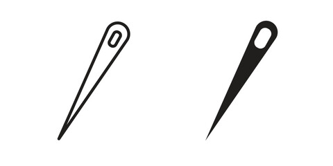 Needle icon. Vector Illustration. Isolated vector Illustration. EPS Illustration.