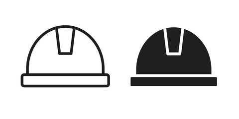 Safety helmet icon. Vector Illustration. Isolated vector Illustration. EPS Illustration.